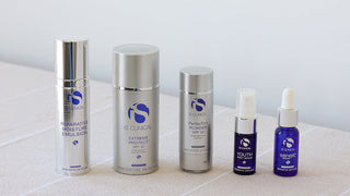 Line up of five iS Clinical products