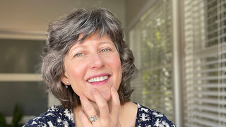Woman in menopause with glowing skin