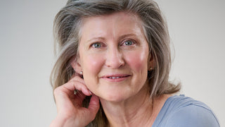 Woman in menopause with glowing skin