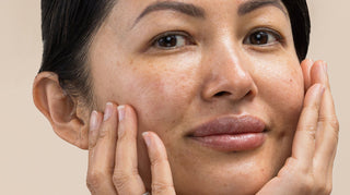 woman with glowing skin