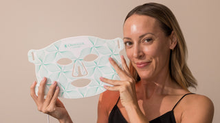 Using an LED device to boost collagen and improve fine lines