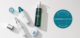 Banner showing that Art of Skin Care is an authorized retailer and expert for Colorescience Skincare and SPF