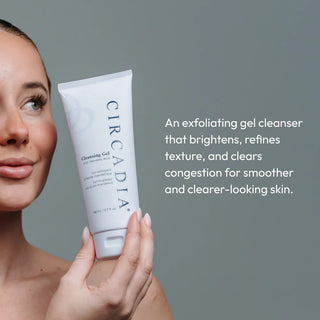 Circadia Cleansing Gel with Mandelic Acid 198ml exfoliating gel cleanser that brightens, refines texture, and clears congestion for smoother clearer-looking skin