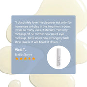 Five-star verified review for Circadia Vitamin Veil Cleansing Oil — Vicki T. says it melts off makeup and works for both home and professional treatment room use