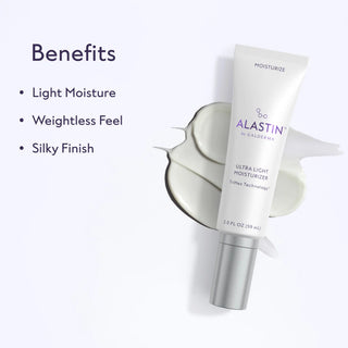 ALASTIN Ultra Light Moisturizer for light moisture, weightless feel, silky finish