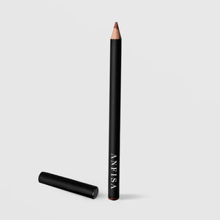 ANFISA A.N. DEFINE Ceramide Lip Liner pencil in Smoked Cinnamon with cap off