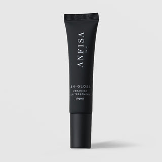 Anfisa Skin AN-GLOSS Ceramide Lip Treatment in Original shade in black squeeze tube for hydrated and nourished lips