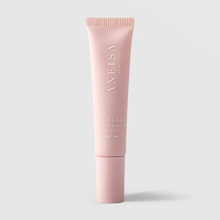 Anfisa Skin AN-GLOSS Ceramide Lip Tint in Berry Crumble shade in mauve rose squeeze tube for tinted hydrated lips