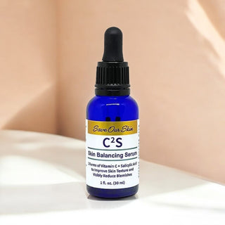 C2S Skin Balancing Serum on table