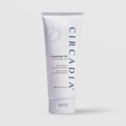 Circadia Cleansing Gel with Salicylic Acid 198mL 6.7 fl oz white squeeze tube on light gray background