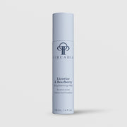 Circadia Licorice and Bearberry Brightening Mist 118mL 4 fl oz light blue spray bottle on light gray background
