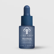 Circadia MeriStem Antioxidant Serum 15mL 0.5 fl oz blue dropper bottle on light gray background