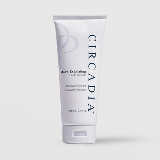 Circadia Micro-Exfoliating Honey Cleanser 6.7 oz (198mL) - pale blue tube with lavender accents