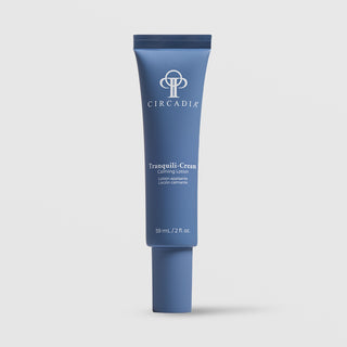 Circadia Tranquili-Cream Calming Lotion 2 fl oz (59ml) - deep blue squeeze tube with nozzle tip
