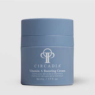 Circadia Vitamin A Boosting Cream 1.7 fl oz (50ml) - deep slate blue matte jar with matching lid and white text