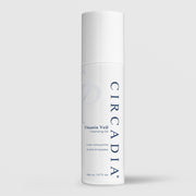 Circadia Vitamin Veil Cleansing Oil 198ml in white pump bottle with navy blue text for gentle makeup removal and skin nourishment