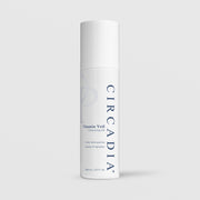 Circadia Vitamin Veil Cleansing Oil 198ml in white pump bottle with navy blue text for gentle makeup removal and skin nourishment