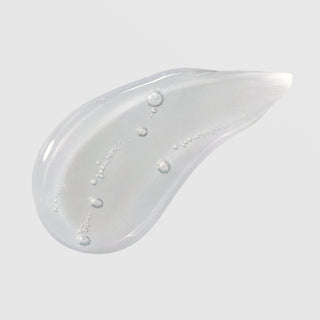 Circadia Lip Renewing Hydrator Vanilla Mint – clear glossy gel texture swatch showing lightweight hydrating consistency