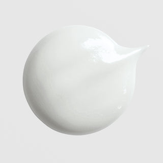 Circadia Moisture on Demand Hydrating Lotion texture swatch showing lightweight glossy white lotion consistency