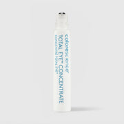 Colorescience Total Eye Concentrate Serum white frosted roll-on applicator bottle with metal ball tip