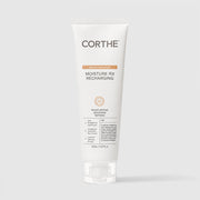 Corthe Dermo Essential Moisture-RX Recharging soothing gel moisturizer with Hyaluronic Acid and Aloe – white tube with clear base, 150ml / 5.07 fl oz