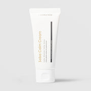 Dermathod Soba Calm Cream in white squeeze tube with white cap for cooling calming and moisturizing balanced skin