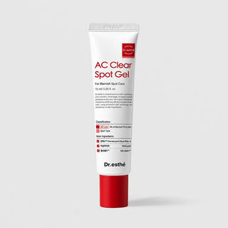 Dr.esthé AC Clear Spot Gel tube for blemish spot care, 15 ml / 0.50 fl oz