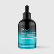 Dr.esthé Hyal-Moisture Solution Ampoule 52ml teal glass dropper bottle with 89% may rose water, Hyalpol Matrix, and 5000ppm goat milk for advanced moisturizing