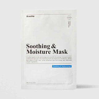 Dr.esthé Soothing and Moisture Sheet Mask single packet 30ml for all skin types soothing and moisturizing