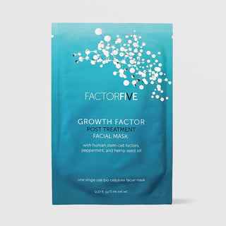 FactorFive Growth Factor Post Treatment Facial Mask with peppermint and hemp seed oil