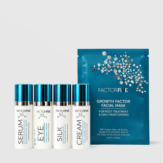 FACTORFIVE Power of Five Discovery Set: serum, eyelash cream, nourishing silk, anti-aging cream and growth factor mask