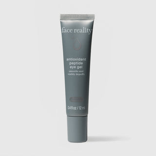 Face Reality Antioxidant Peptide Eye Gel 0.4 fl oz – smooths, depuffs and reduces dark circles, acne-safe peptide eye treatment