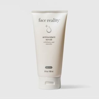 Face Reality Antioxidant Scrub 6 fl oz – exfoliating and smoothing antioxidant face scrub, acne-safe