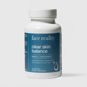 Face Reality Clear Skin Balance Omega-3 + Antioxidants Dietary Supplement – 60 Softgels for Breakout-Prone Skin