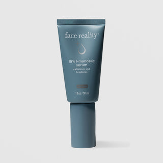 Face Reality 15% L-Mandelic Serum 1 fl oz – exfoliating AHA serum that brightens skin, acne-safe