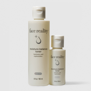 Face Reality Moisture Balance Toner in 6 fl oz and 2 fl oz sizes – hydrating acne-safe toner for dry and dehydrated skin