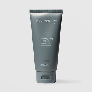Face Reality Soothing Clay Mask 2.5 fl oz – purifies and boosts clarity, acne-safe soothing clay mask for oily skin