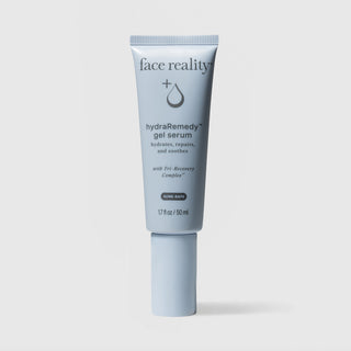 Face Reality hydraRemedy Gel Serum 1.7 fl oz – hydrates, repairs and soothes with Tri-Recovery Complex, acne-safe gel serum