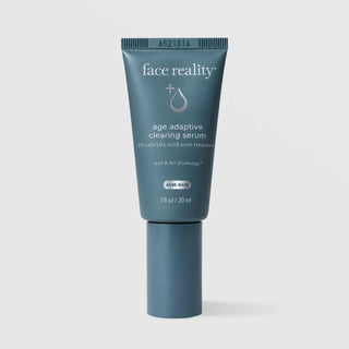 Face Reality Age Adaptive Clearing Serum tube, 2% salicylic acid, 1 fl oz / 30 ml