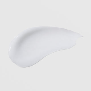 Face Reality Barrier Care Gel Cream texture swatch – silky white gel-cream with a smooth, blendable consistency