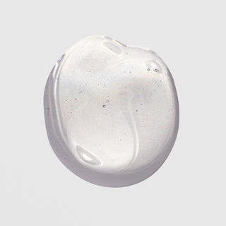 Face Reality L-Mandelic Face & Body Wash texture swatch – pearlescent clear gel with a lightweight, watery consistency