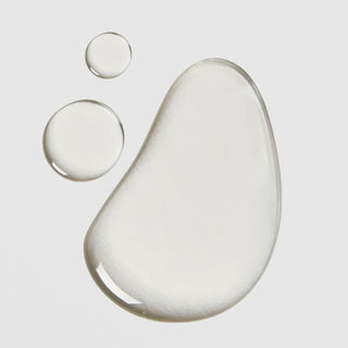 Face Reality Soothing Radiance Toner clear liquid texture swatch showing lightweight watery formula consistency