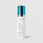 FactorFive Eye and Lash Cream with Human Stem Cell Factors - mini white tube with teal chrome and silver cap