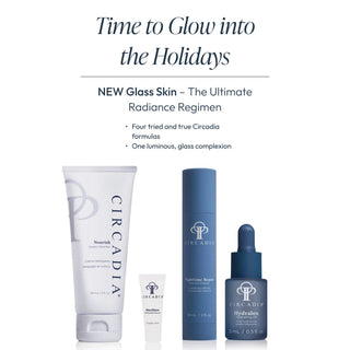 Circadia Glass Skin Ultimate Radiance Regimen holiday set: 4 formulas for a luminous, glass skin complexion