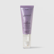 GlyMed Plus Elite Lip Enhancer with Warming Actives in purple pump tube, 0.3 oz, on light gray background