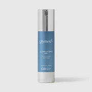 GlyMed Plus Ultra Hydro Gel in white pump bottle with silver pump and blue label, 1.69 oz, on light gray background