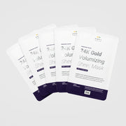 HOP House of PLLA 24K Gold Volumizing PLLA Sheet Mask 5-pack with poly-L-lactic acid for plumping detoxification and skin strengthening by TOV