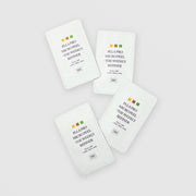 TOV PLLA Pro Micro Peel The Weekly Refiner single-use sachets, set of four packets displayed on light grey background, featuring PLLA plus 4GF AHA BHA PHA formula