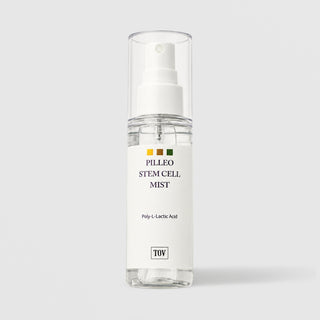 HOP Pilleo Stem Cell Mist 50ml clear spray bottle with poly-L-lactic acid by TOV Medical Aesthetics
