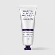 TOV HOP+ Promoter Repair Cell Moisturizer silver tube with purple cap, PLLA PGA Plant Collagen 4GF Snail Mucus Filtrate, acne-prone skin daily moisturizer